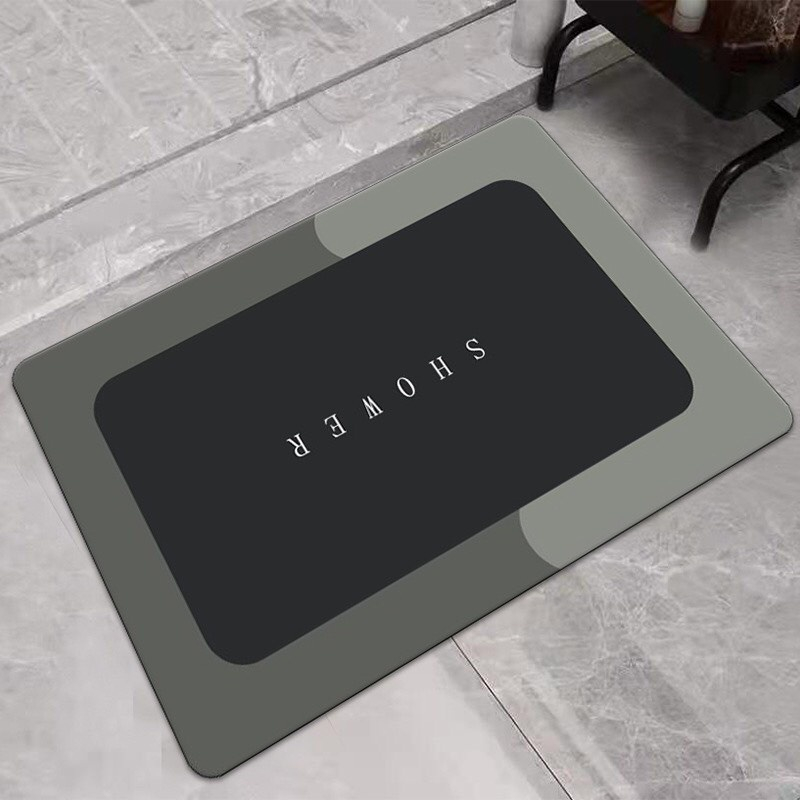 Thảm Silicon - Hút Nước Siêu Thấm Sau 3 Giây - Lau Chân Chống Trơn Trượt