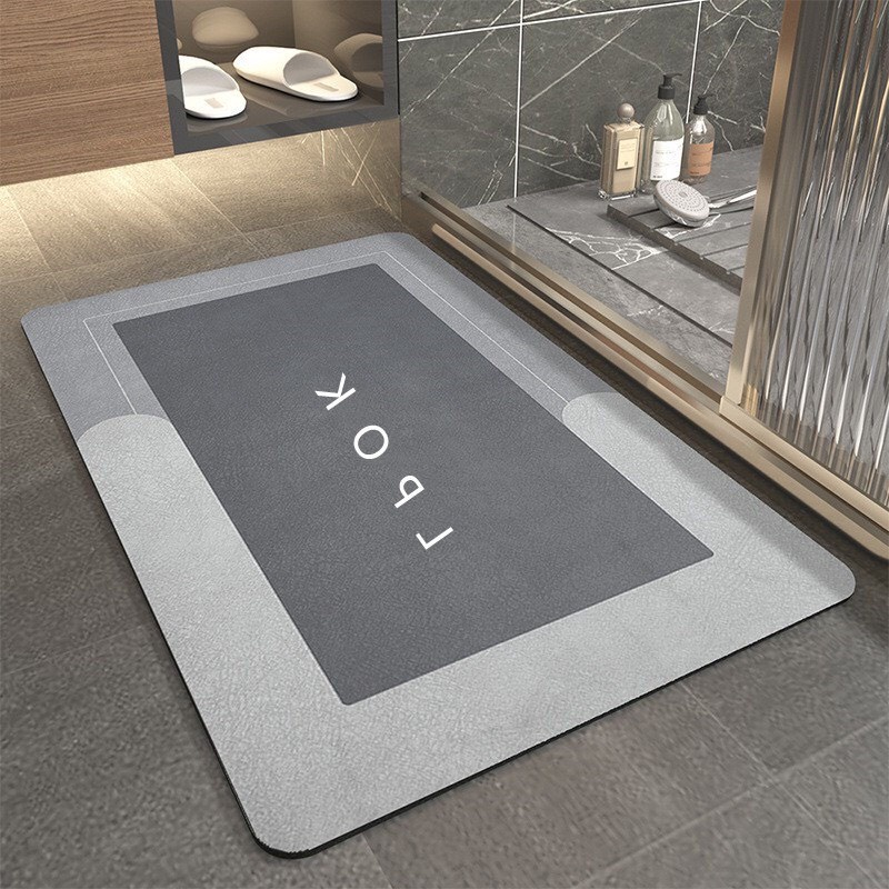 Thảm Silicon - Hút Nước Siêu Thấm Sau 3 Giây - Lau Chân Chống Trơn Trượt