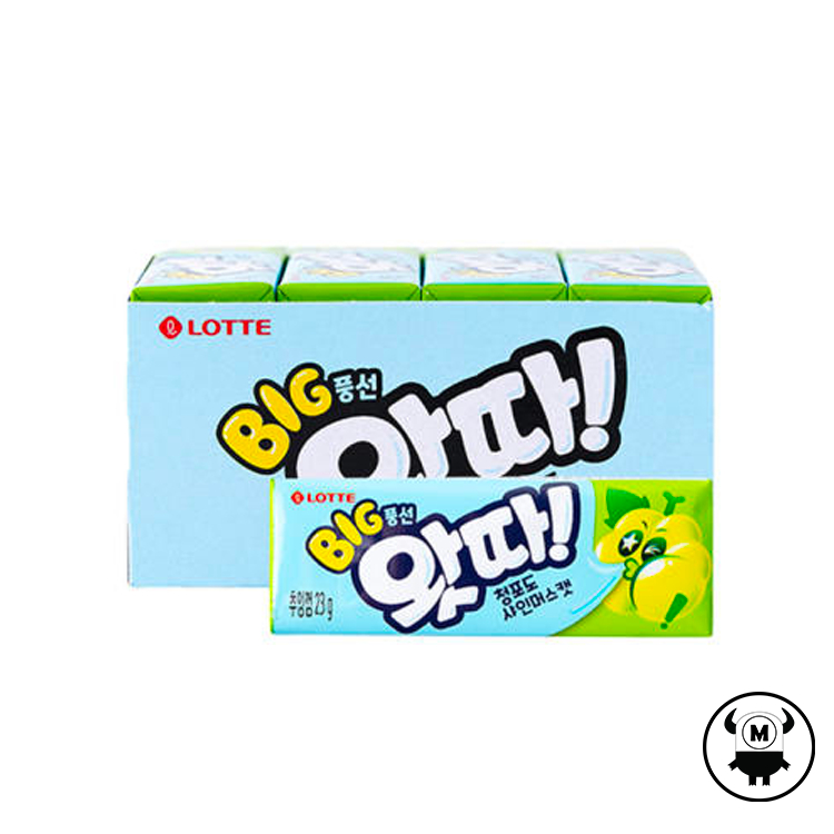 Kẹo cao su vị nho xanh Lotte Hàn Quốc 23g