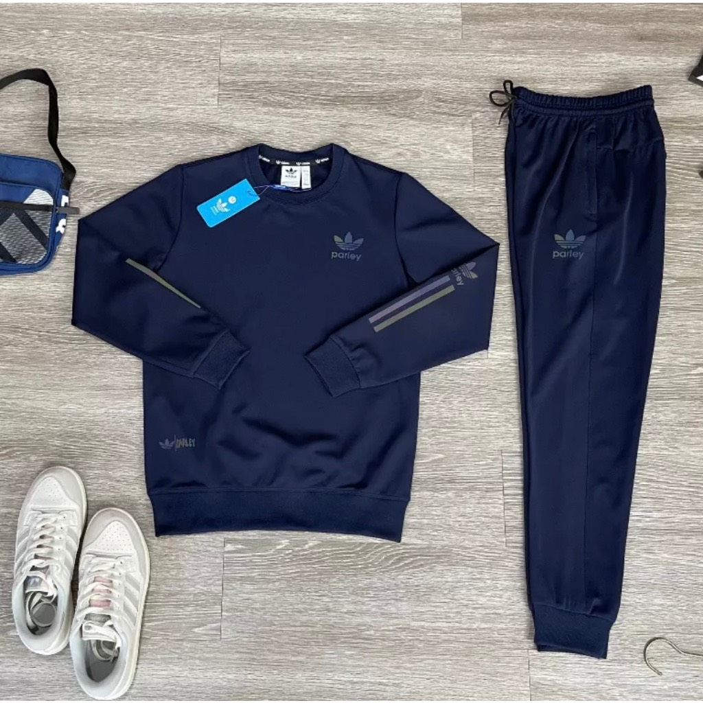 Bộ nỉ nam tay dài, Bộ thu đông nam chất liệu Poly da dày dặn, co giãn 4 chiều phong cách trẻ trung năng động