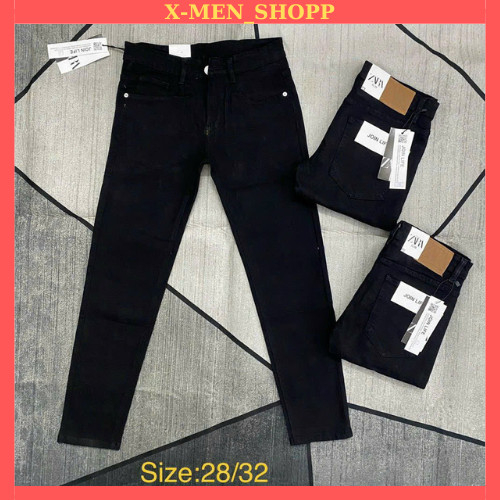 Quần jean nam dài Đen trơn cao cấp thời trang trẻ trung sang trọng lịch lãm X-MEN_SHOPP