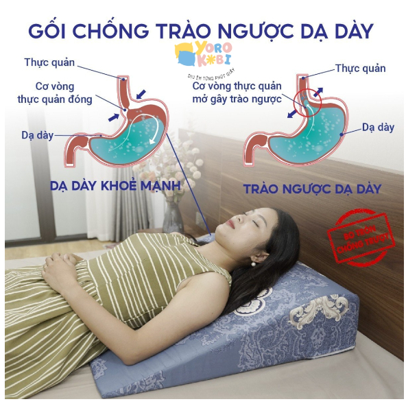 GỐI CHỐNG TRÀO NGƯỢC DẠ DÀY NGƯỜI LỚN YOROKOBI CHÍNH HÃNG