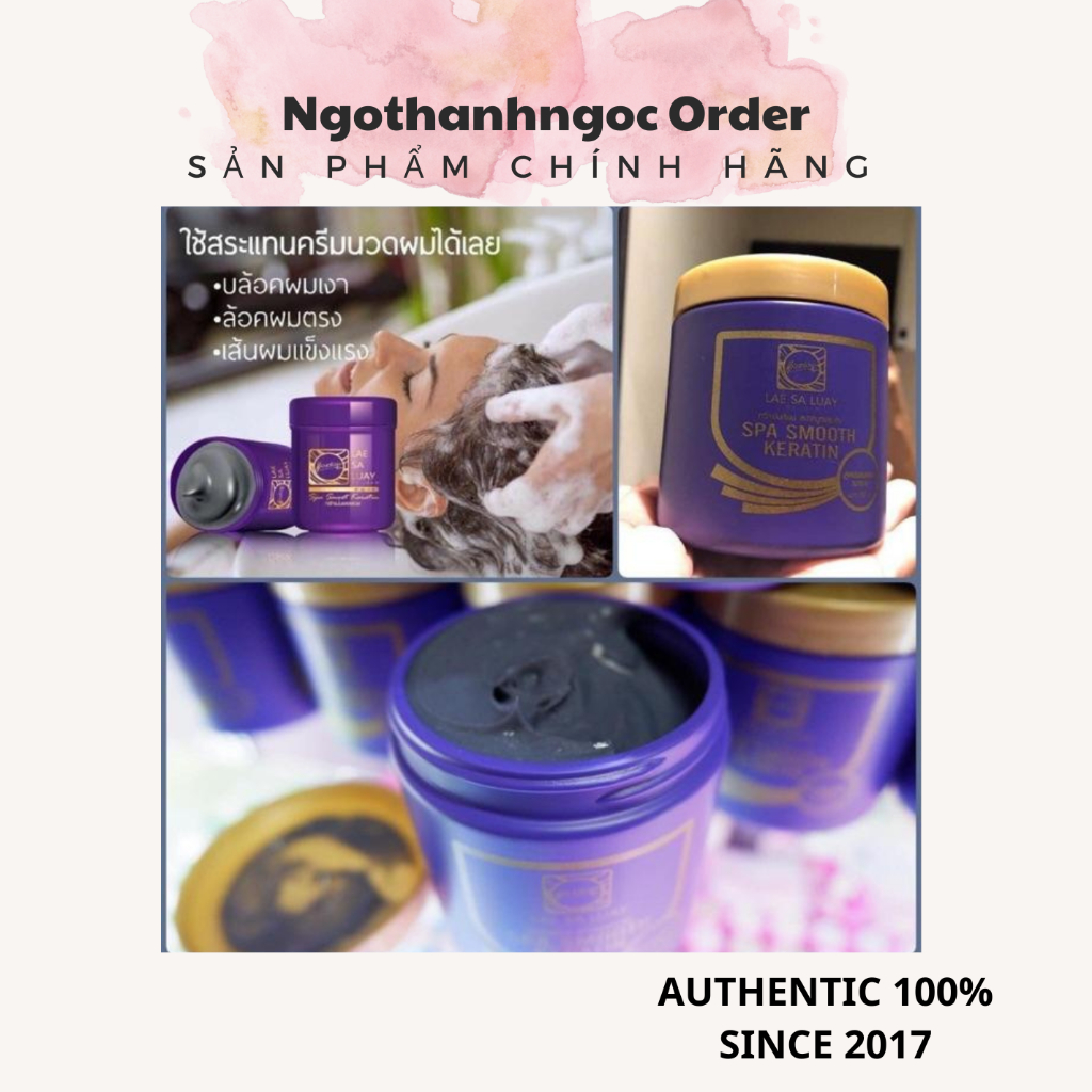Ủ tóc Lae Sa Luay siêu mượt Thái lan 250ml date 2026