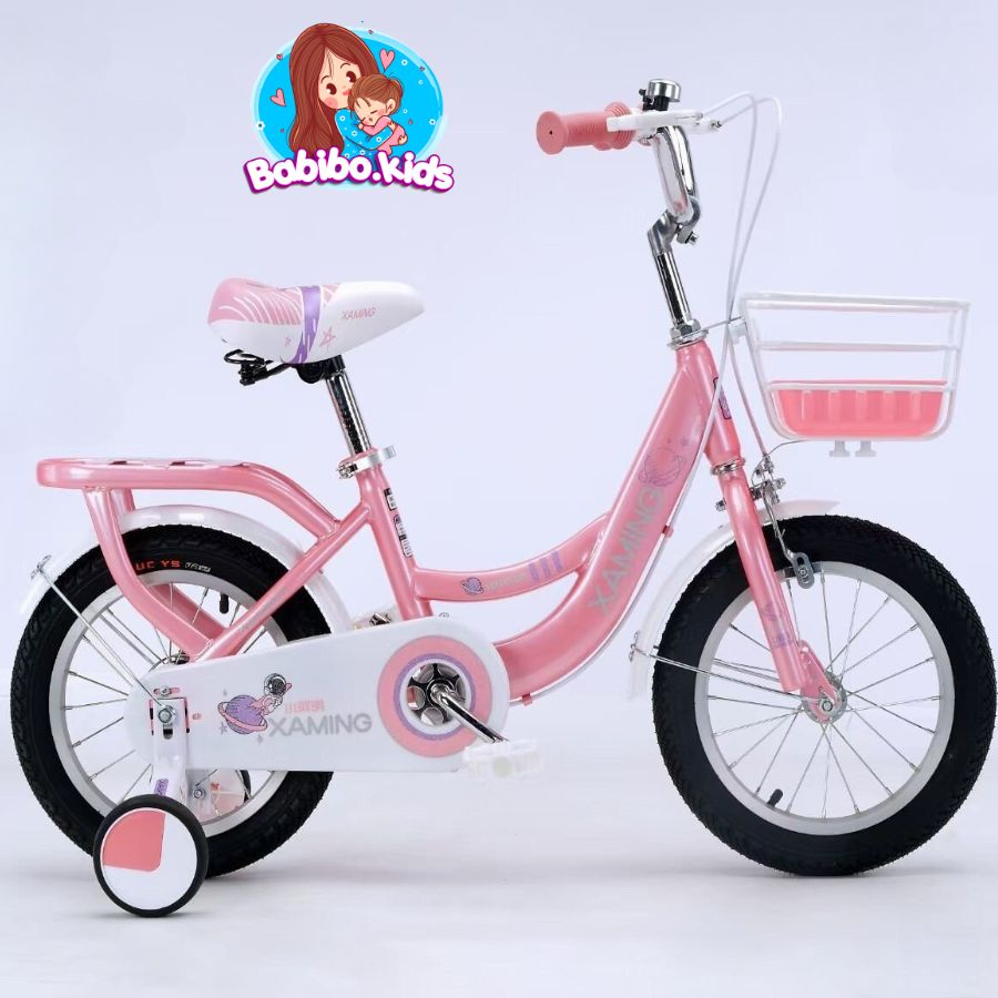 Xe đạp trẻ em, Xe đạp BABIBO cho bé gái Size 12- 20- Babibo.kids