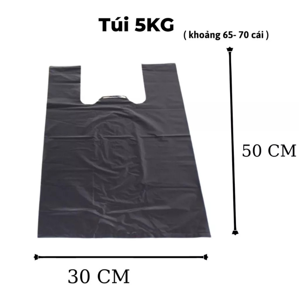 Túi bóng đen đựng rác 1kg ,túi nilon đen đóng gói hàng hàng loại 1