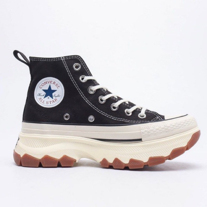 Giày Converse All Star 100 TREKWAVE OX high top black