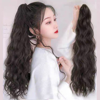 Tóc giả nữ ngoặm ngoạm xù dài 50cm chất sợi tơ cao cấp kèm ảnh thật