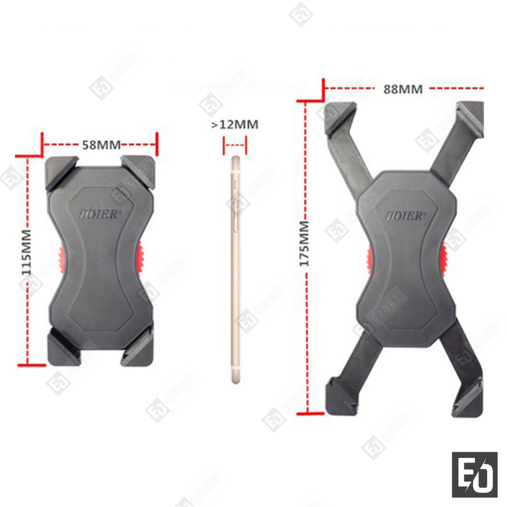 Giá Đỡ Điện Thoại Xe Đạp Kẹp Giữ Cố Định Chắc Chắn Ghi Đông Chống Rung Lắc - Eo.sportdz