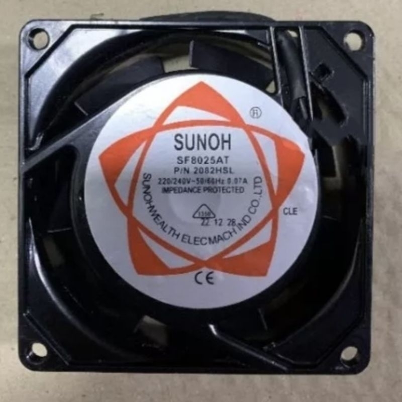 EAK - Quạt 220V SF8025AT 80 x 80 x 25 mm - thông gió hút mùi tản nhiệt - quạt tủ điện