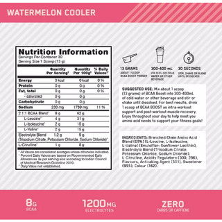 Phục hồi cơ bắp Optimum Nutrition BCAA BOOST 390g