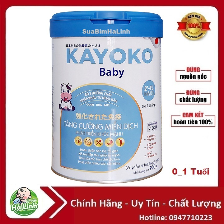 Sữa Kayoko Baby hộp 900g