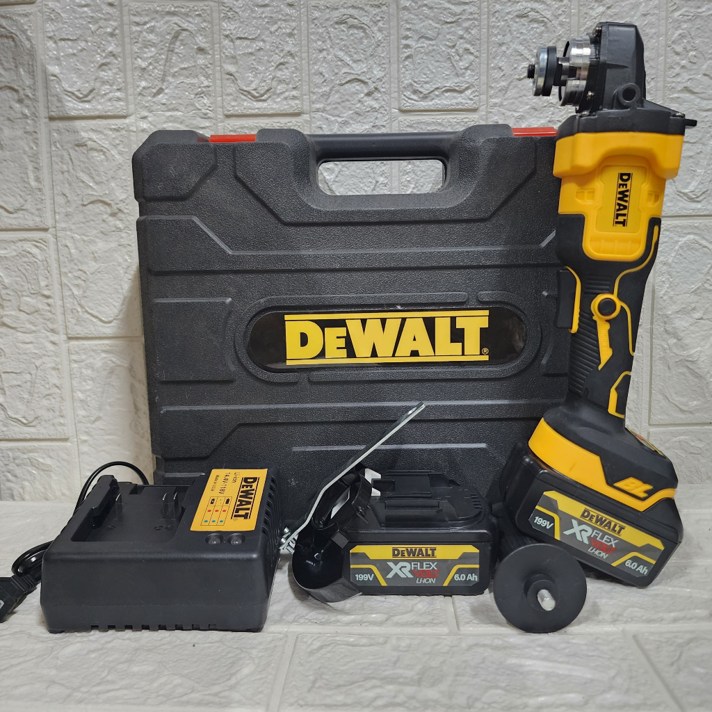 Máy cắt pin cầm tay Dewat không chổi than - Máy mài pin Dewat