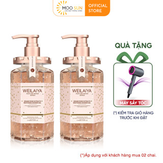  Sữa Tắm Trắng Da Cánh Hoa Hồng Tươi WEILAIYA Grand Rose Extracts Whitening Shower Gel 450ml 
