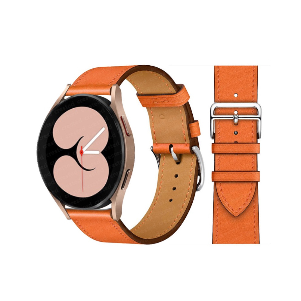 Dây da phối màu phong cách Samsung Galaxy Watch 6,Galaxy Watch 5,Galaxy Watch 4