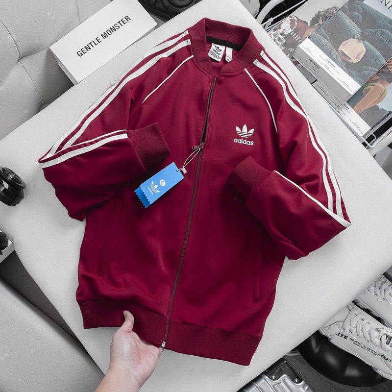 ÁO KHOÁC THỂ THAO NAM CỔ BOMBER - ÁO THỂ THAO NAM 3 SỌC VẢI UMI KHÔNG XÙ CINOMAN