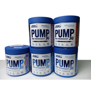 [New] Pump 3G Pre Workout Applied Nutrition 50 scoops (25 Servings)