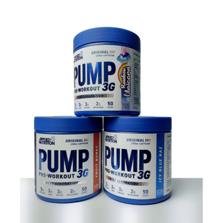 [New] Pump 3G Pre Workout Applied Nutrition 50 scoops (25 Servings)