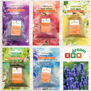 Túi Thơm Quần Áo Trong Tủ Sunflower Hương Hoa Nhài, Hoa Lavender Oải Hương, Hoa Hồng, Hoa Sữa và Hương Biển