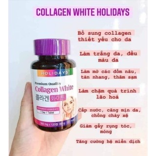 Viên uống trắng da Collagen White Hàn Quốc