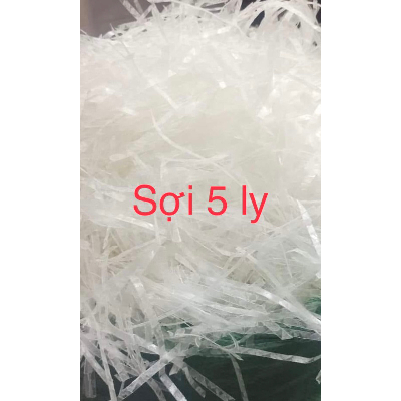 5kg Bánh Tráng sợi dày 10ly dùng để trộn bánh tráng sate dẻo Long An Loại Ngon