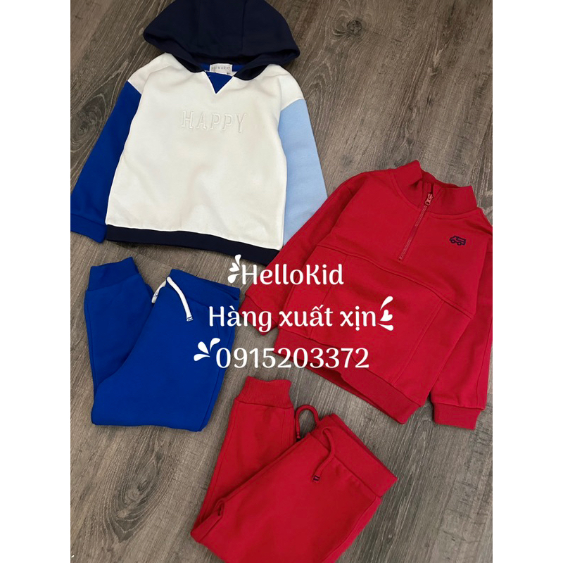 Bộ nỉ size nhí prima cho bé