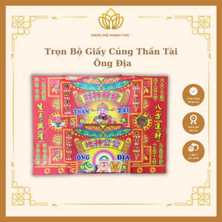 Trọn bộ cúng ông địa thần tài cúng ông địa