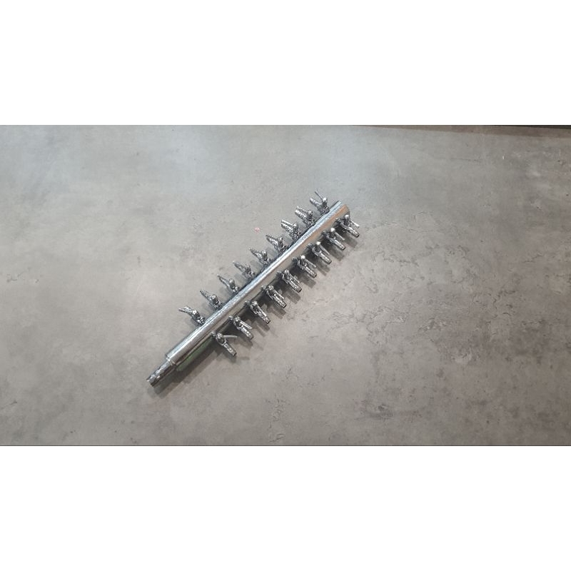 van chia khí oxy/co2 18 cổng