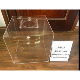 THÙNG PHIẾU MICA , HÒM MICA, HÒM THƯ GÓP Ý MICA BABYLON GIẢM 30% có sẵn