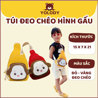 Túi đeo chéo Yolody túi đeo chéo hình gấu thời trang cho bé T004