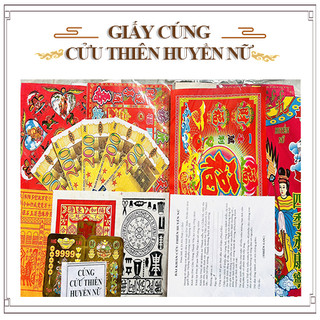 Giấy cúng cửu thiên huyền nữ - đồ thờ cúng thiên lộc