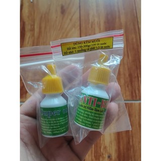 Combo thần thánh Antibio + Supper one chuyên phòng và trị các bệnh ở cá bảy màu và các loại cả cảnh nhỏ