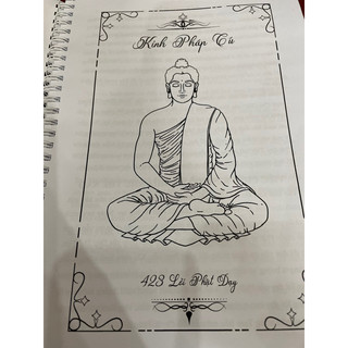 Vở chép Kinh Pháp Cú (chữ mờ + tặng viết)