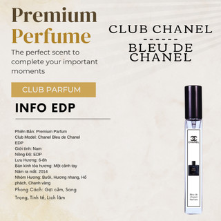 Nước hoa Nam Bleu De Chanel