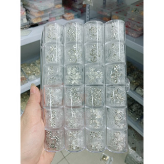  Combo 100 charm trắng mix