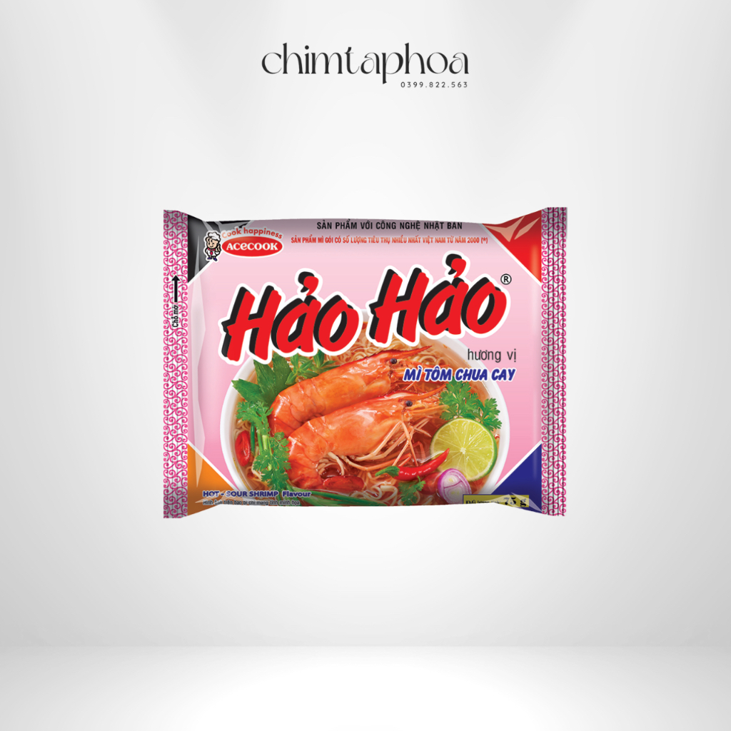 Mì Hảo Hảo vị tôm chua cay gói 75g