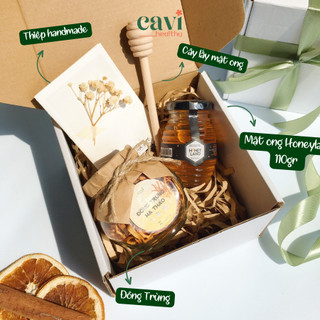 Hộp Quà Sức Khỏe Dịp Trung Thu - 20/10, Mật Ong HoneyLand và Đông Trùng Hạ Thảo Tặng Người Thân