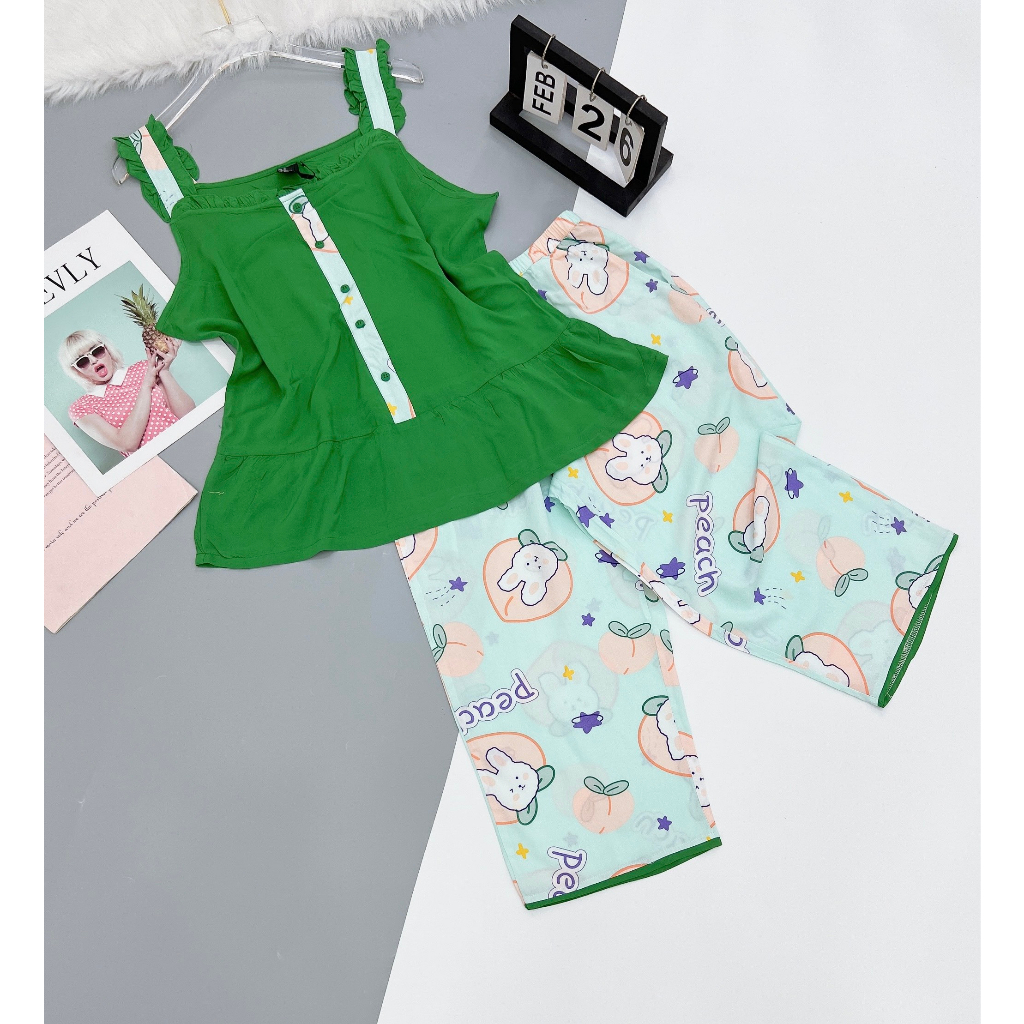 Bộ 2 dây tay cánh tiên phối màu chất Tole Lanh