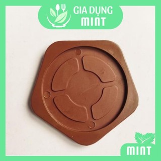 Đế lót ly nhựa dẻo rico cao cấp - lót ly ngũ giác loại 1