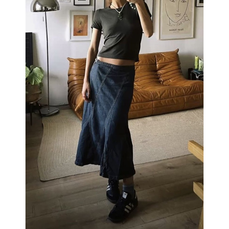 CHÂN VÁY JEAN DÀI 90s