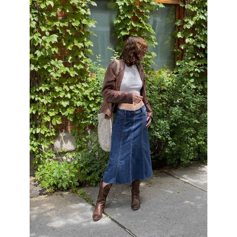 CHÂN VÁY JEAN DÀI 90s