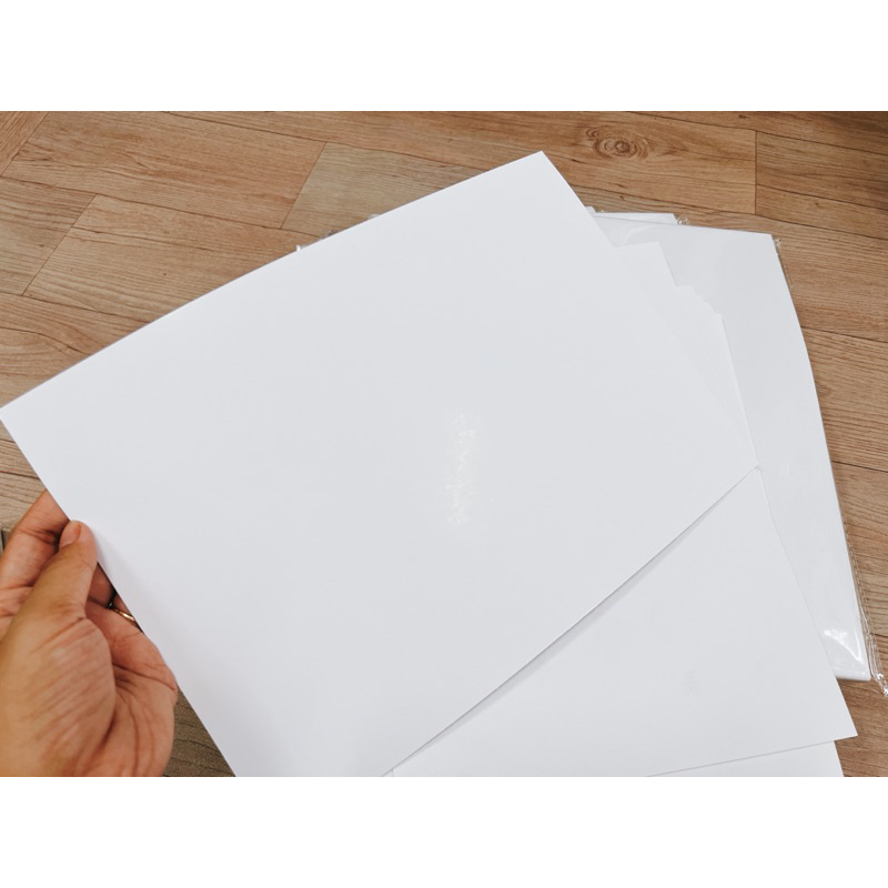 [ XẤP 50 TỜ] GIẤY COUCHE 300GSM MẶT BÓNG KO IN MỰC NƯỚC