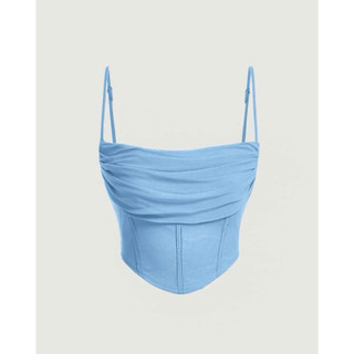 Áo croptop hai dây vạt chiếc lá cá tính nhiều màu y2k - taytay top