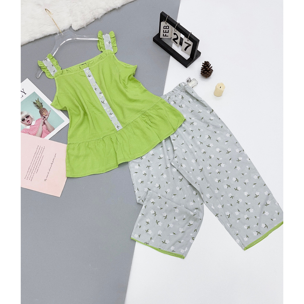 Bộ 2 dây tay cánh tiên phối màu chất Tole Lanh