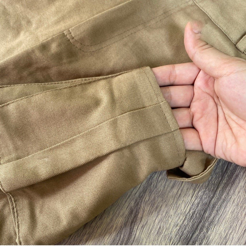 Chân Váy Kaki Chữ A Túi Hộp Có Quần Lót Bên Trong Sang Chảnh MSP LACO144