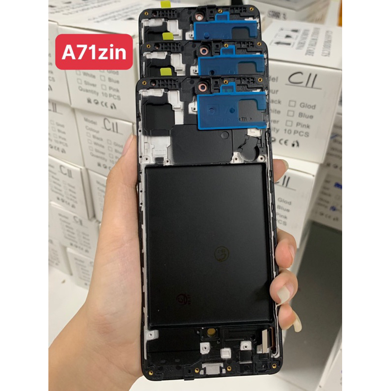 Màn hình sam sung a71 zin oled phôi to