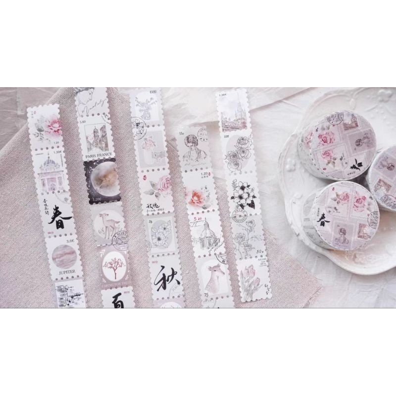 Krisna.room ♡ Jenny studio- Chu kì 100cm cuộn băng dán dạng tem thư