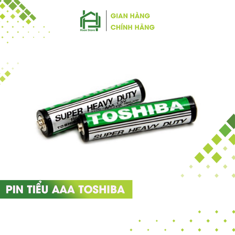 Pin AAA TOSHIBA chính hãng, pin tiểu nhỏ dùng cho điều khiển, thiết bị gia định