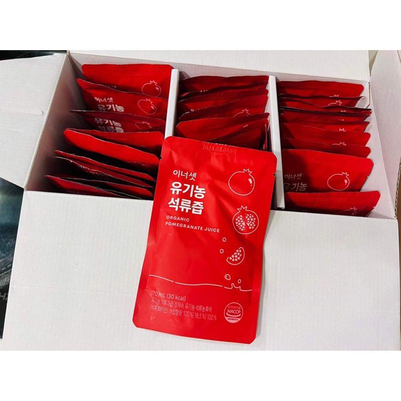 NƯỚC ÉP LỰU 100% NGUYÊN CHẤT ORGANIC HÀN QUỐC
