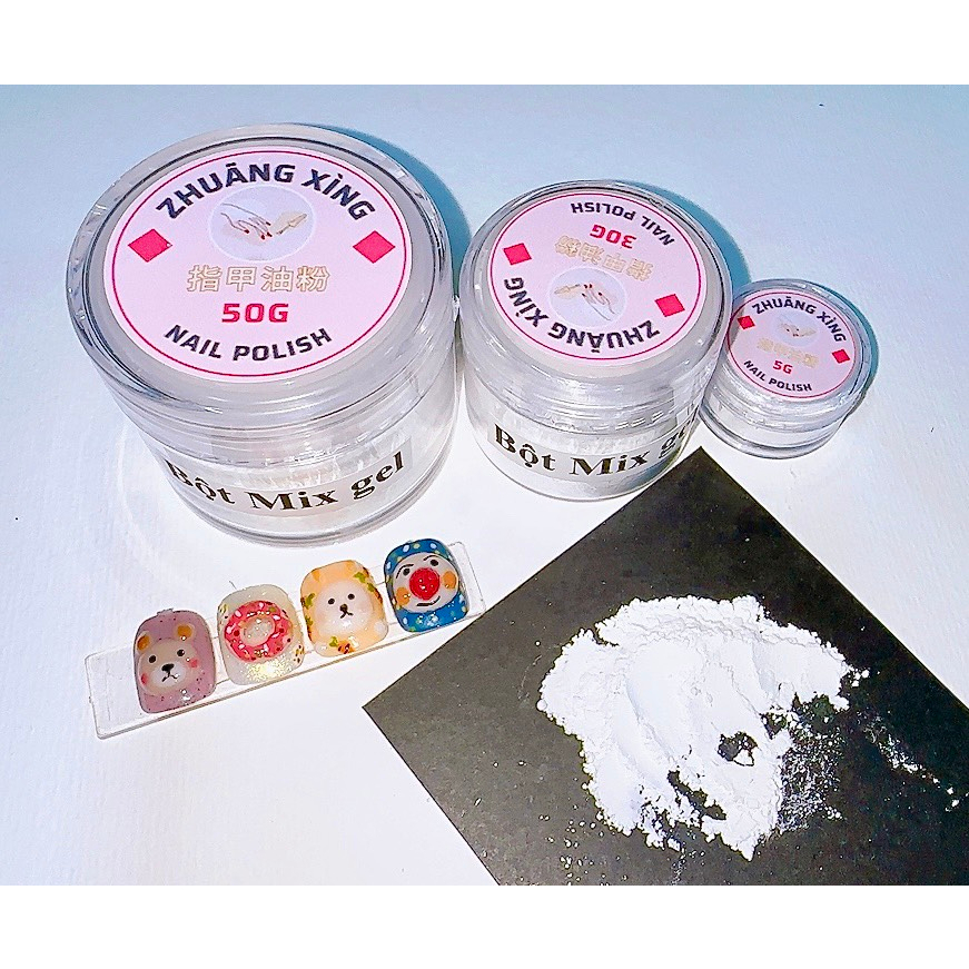 Bột Mix Gel - Bột dặm Ombre - Bột Mix Gel Vẽ Nổi