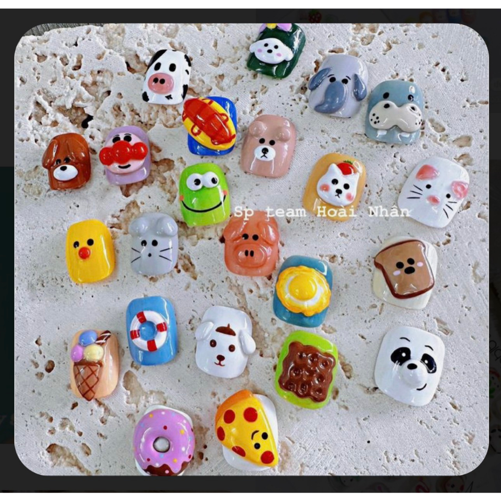 Bột Mix Gel - Bột dặm Ombre - Bột Mix Gel Vẽ Nổi